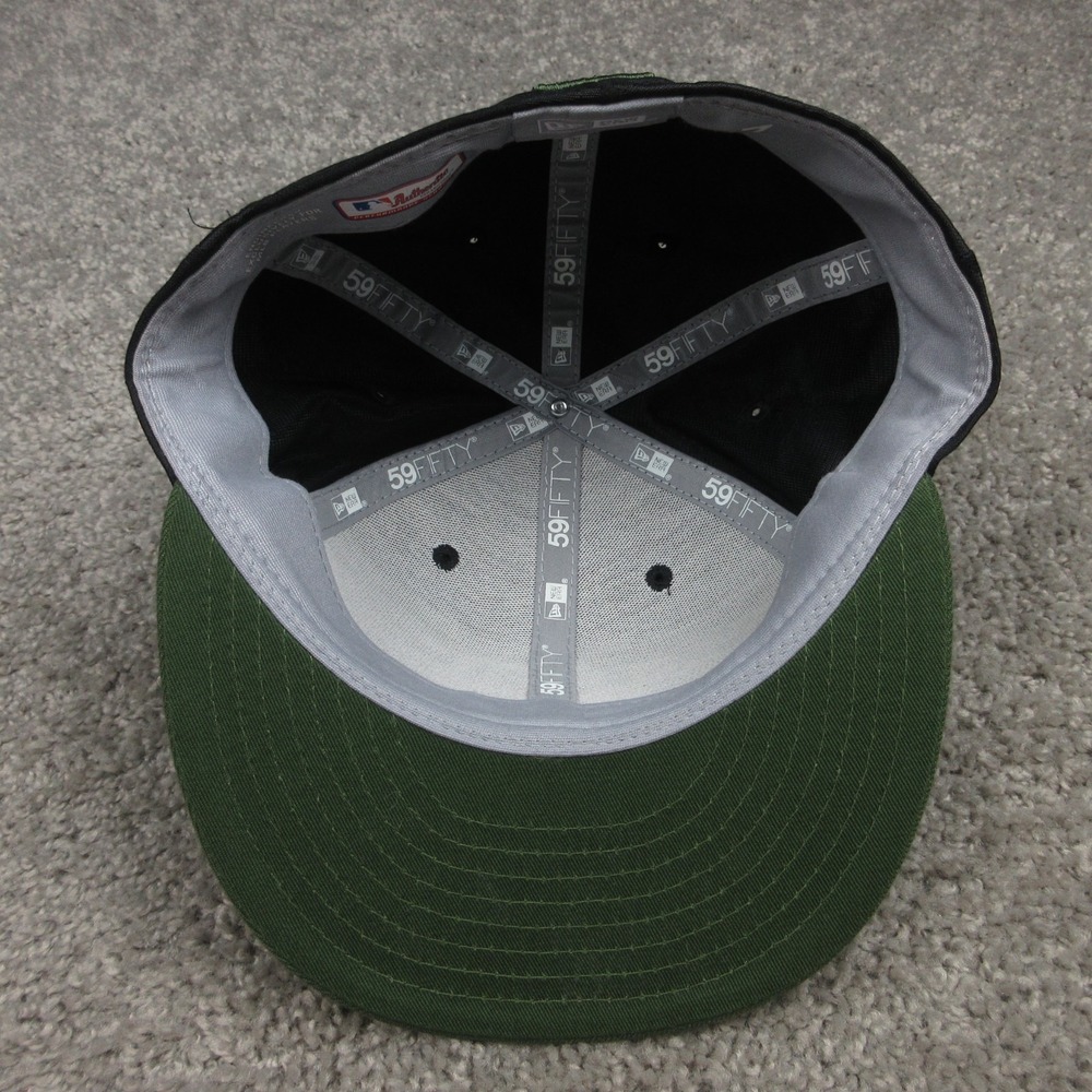Kansas City Royas Hat Cap Mens Fitted 7 Black Green Camo Armed Forces New Era - Picture 7 of 11